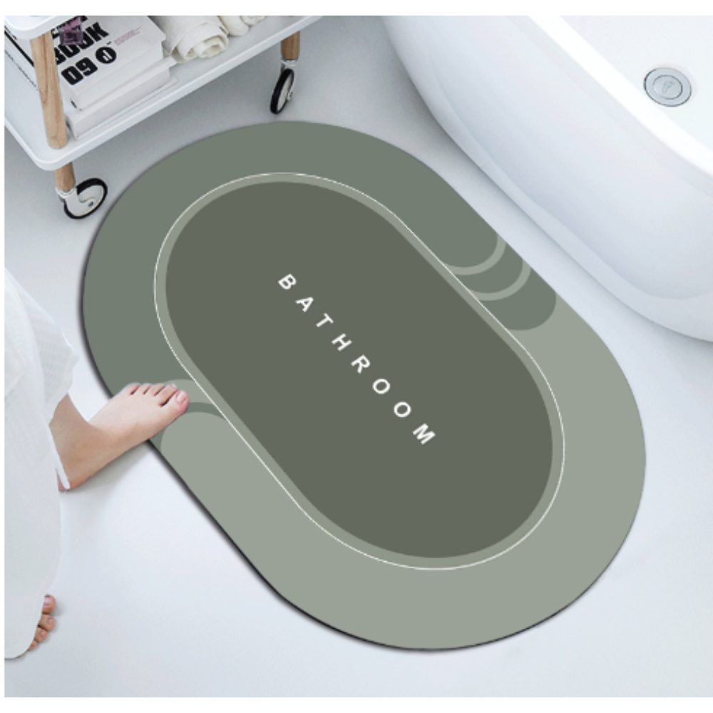 Tapete de Banheiro Antiderrapante - Extra Macio e Secagem Rápida