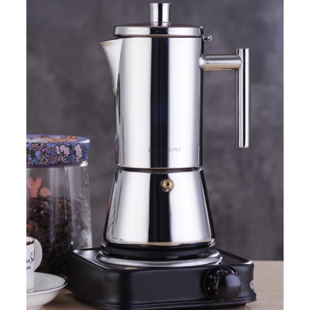 Cafeteira Italiana Moka Inox 4 Xícaras - Original