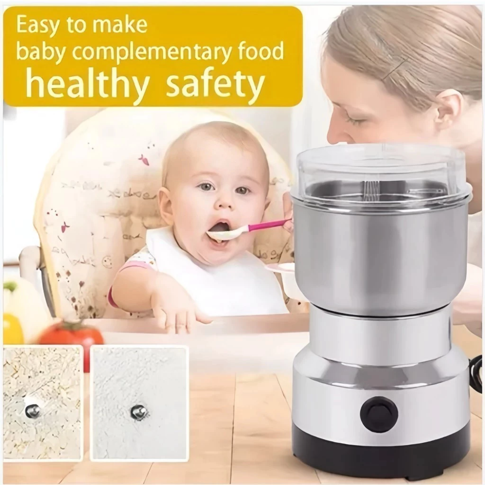 Moedor de Café e Grãos Elétrico Multifuncional - Aço Inox