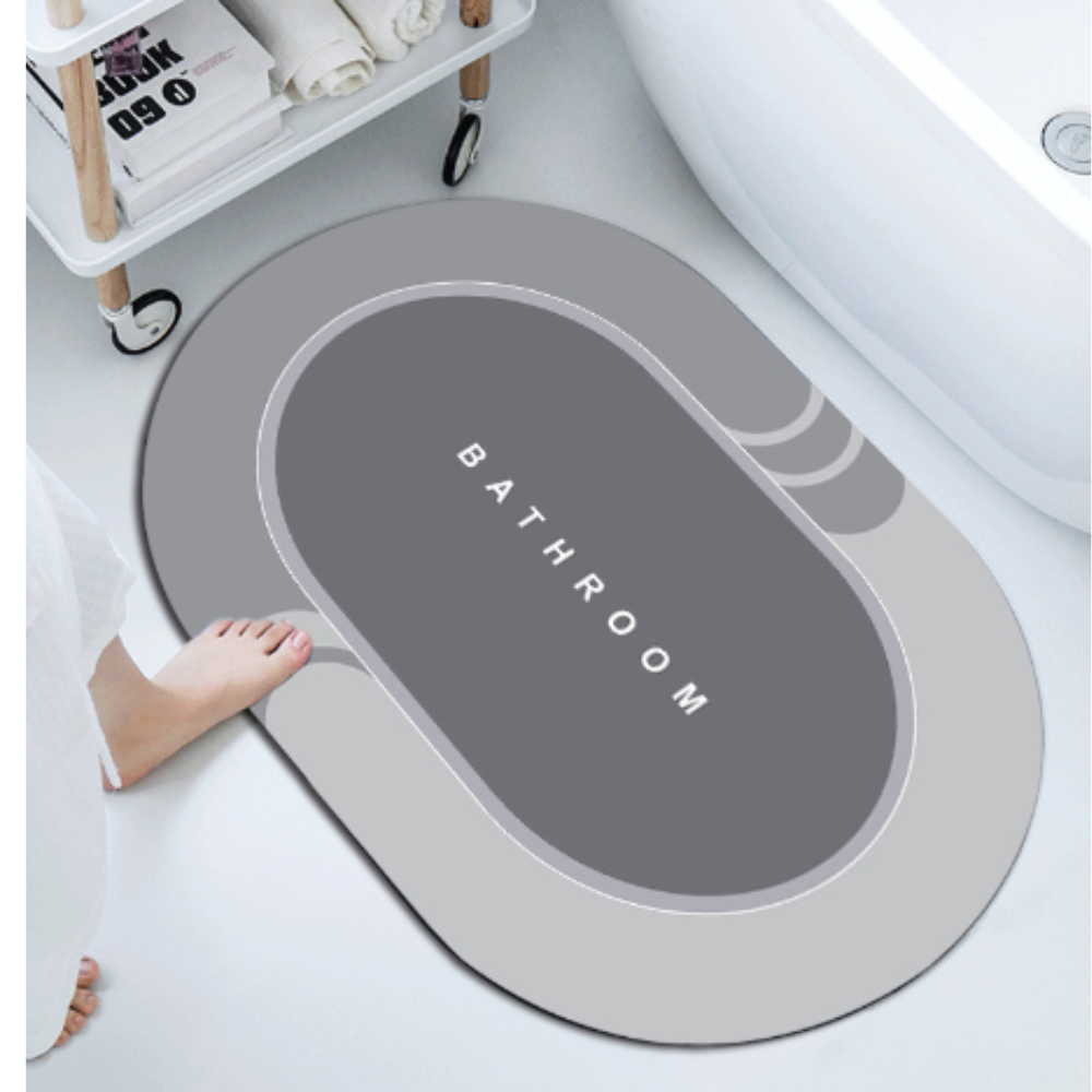 Tapete de Banheiro Antiderrapante - Extra Macio e Secagem Rápida