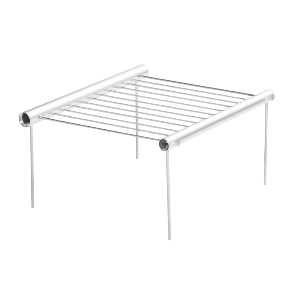 Churrasqueira a Carvão Portátil para Camping - Aço Inox