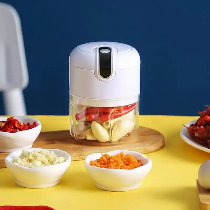 Mini Processador Elétrico de Alimentos